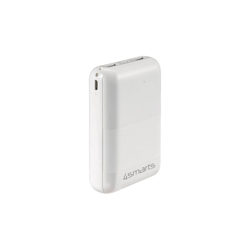 4smarts VoltHub Go2 Powerbank 10000mAh 10.5Watt 2xUSB-A 1xUSB-C Hvid